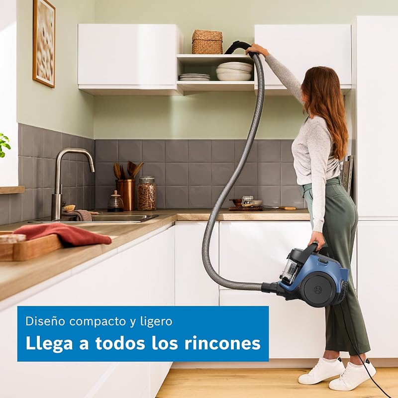 Aspirador Sem Saco Série 2, Leve e Compacto, BGS05AM, Azul