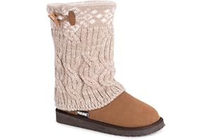 MUK LUKS Womens Cheryl Faux Suede Pull On Winter & Snow Boots