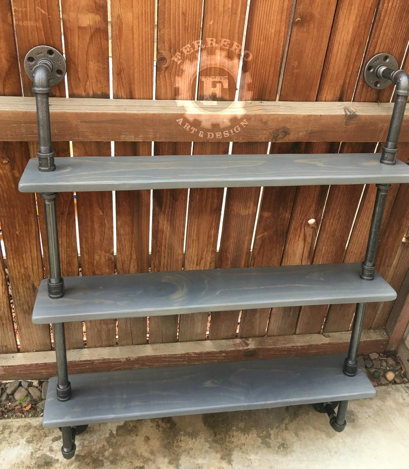 Industrial Shelf, Steampunk Shelf, Wall Shelf