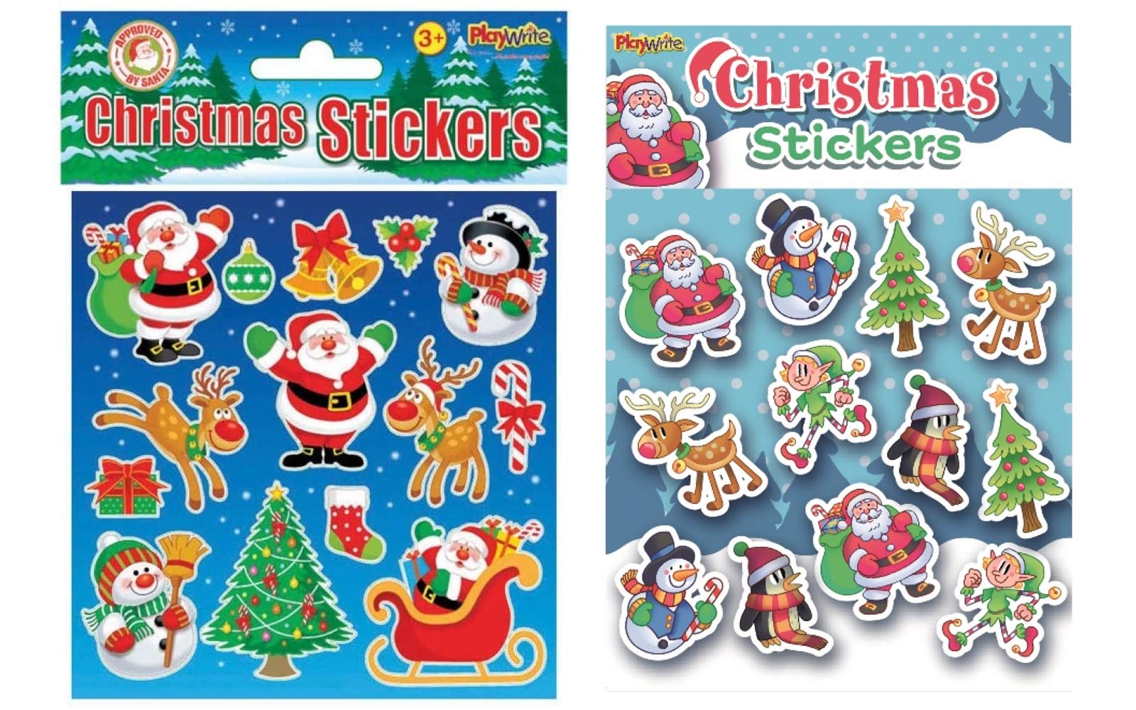 12 x Christmas Sticker Sheets