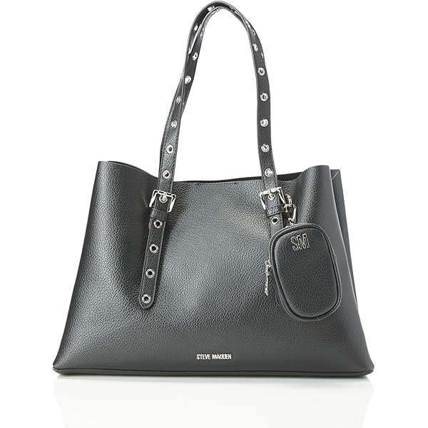 Amazon.com: Steve Madden Kimmy Multi Pouch Tote, Black