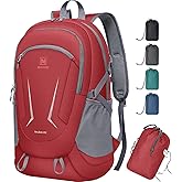 MIYCOO Backpack - Ultra Lightweight Packable Backpack for Travel Camping, Hiking Back Pack Waterproof Foldable Daypack for Men Women Red
