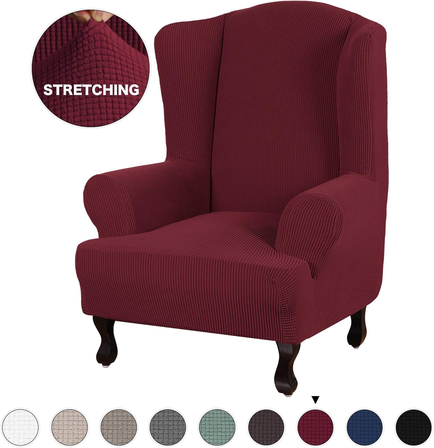 Best Sure Fit Wingback Chair Covers