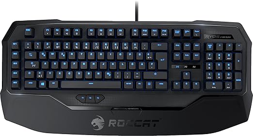 Roccat Ryos MK Glow Illuminated Mechanische Gaming Tastatur (DE-Layout, Mechanische Tasten, MX Key Switch schwarz)