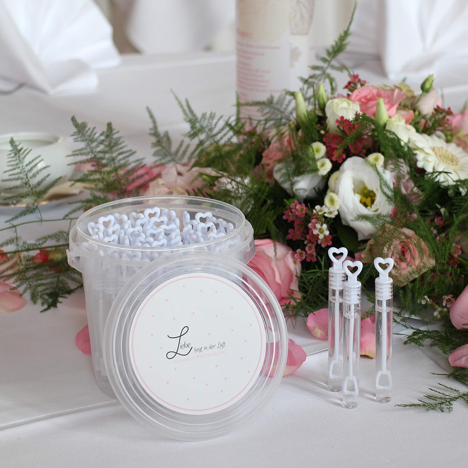 Wedding Bubbles Set Die Perfekte Deko Fur Unvergessliche Momente Mavanto Seifenblasen Hochzeit 64 Stuck Gefullt Im Praktischen Eimer Basteln Malen Handarbeiten Kuche Haushalt Wohnen Suenaacampo Com 
