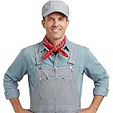 Vaulted Skulls & Co Train Conductor Hat | Railroad Engineer Striped Conductor Cap | Train Driver Costume Accessories Hats