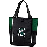 Broad Bay Michigan State Tote Bag Colorblock Michigan State University Totes Beach Pool Or Travel
