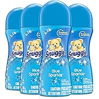 Snuggle Scent Shakes in-Wash Scent Booster Beads, Blue Sparkle, 9 Ounce (Pack of 4)