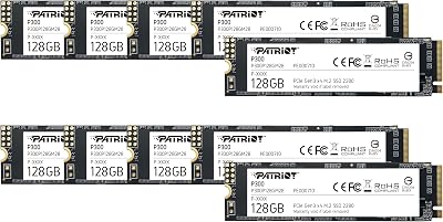 Patriot P300 128GB NVMe PCIe Gen 3x4 M.2 2280 SSD