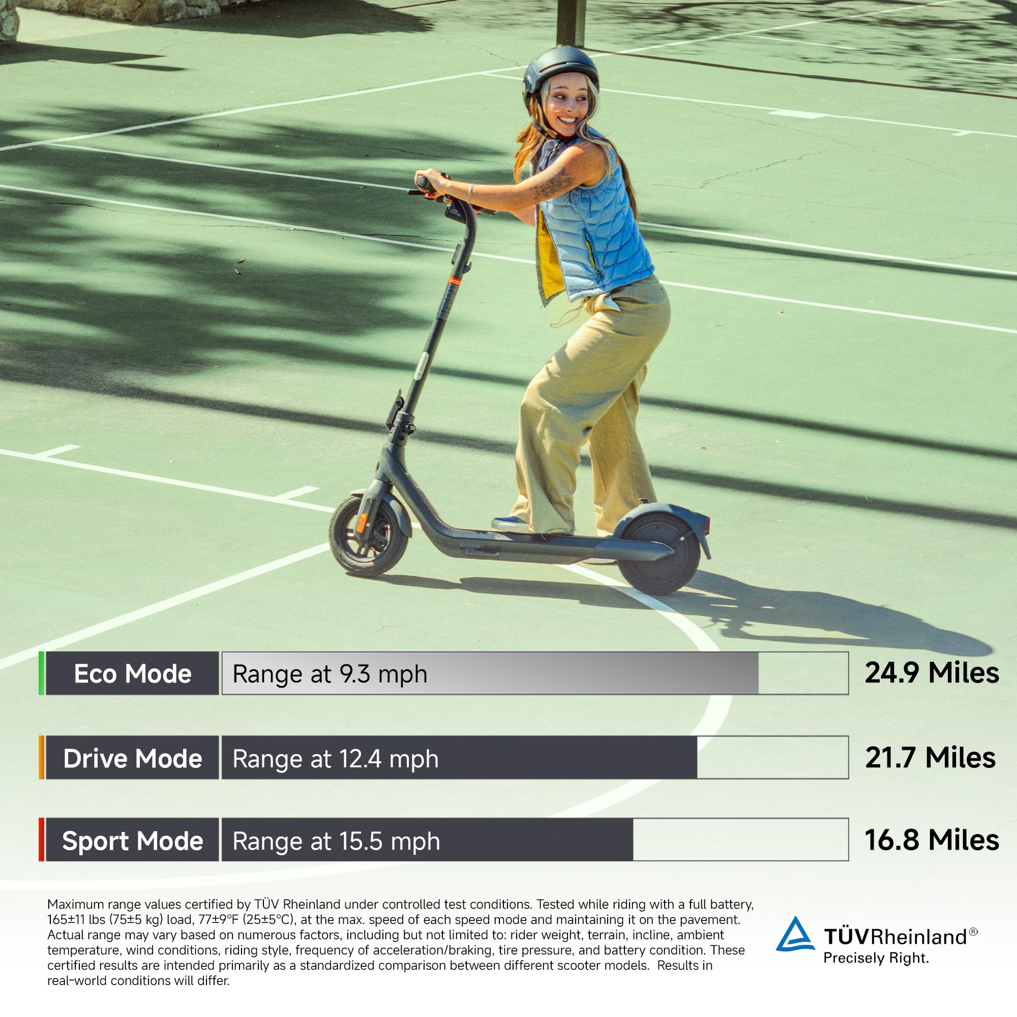 Segway Ninebot E2 Plus II/E2 Pro/E3 Pro Electric Scooter, 15.5–20 MPH, Long Range, Dual Elastomer Suspension (E3 Pro only), Foldable Adult Scooter, UL 2272 & 2271 Certified