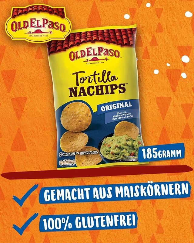 Nachips Sabor Original, 100% Granos de Maiz, Sin Gluten, Sin Conservantes, Crujientes, Ideal para Compartir con Amigos, 1 Bolsa x 185g — foto 2 de 6