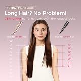 TYMO CurlPro Plus Automatic Curling Iron 32 mm Long Barrel Gold Blush UK view 3
