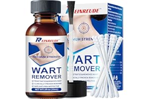 REAUA Skin Tag Removal Kit - 30ml at-Home Skin Tag Remover - 17% Salicylic Acid Wart Remover Freeze Off, Fast-Acting on Plantar Warts, Common Wart, Flat Wart, Corns, and Genital Warts