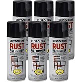 Rust-Oleum 215215-6PK Stops Rust Rust Reformer Spray, 10.25 oz, Black, 6 Pack