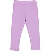 Leveret Girls Legging Cotton Ankle Length Kids & Toddler Pants (Toddler-14 Years) Variety of Colors