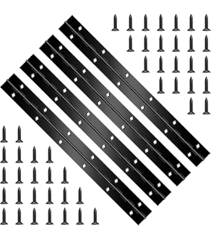 QCAA Steel Light T Hinge, 3"x2-5/16"x1.4mm, Elegant Frosted