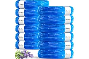 Godyoy 12 Cat Litter Refill Bags Compatible with Litter Genie XL+/XL/Plus/Standard/Style/Desgin Pail, Extra10% Length 27 Months Use Time, Super Odor Control, Plant Scented, Cartridge NOT Included