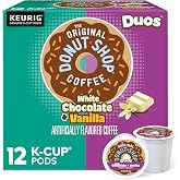 The Original Donut Shop Duos White Chocolate + Vanilla, Keurig Single Serve K-Cup pods, 12 Count