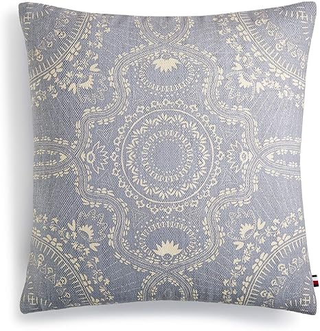 Amazon Com Tommy Hilfiger Broadcove Euro Sham 100 Cotton Blue