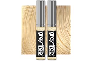 Root touch up, temporary hair color to cover gray hairlines, eyebrows, Mustache & Beards Greyfree 2 PACK (LIGHT BLONDE)