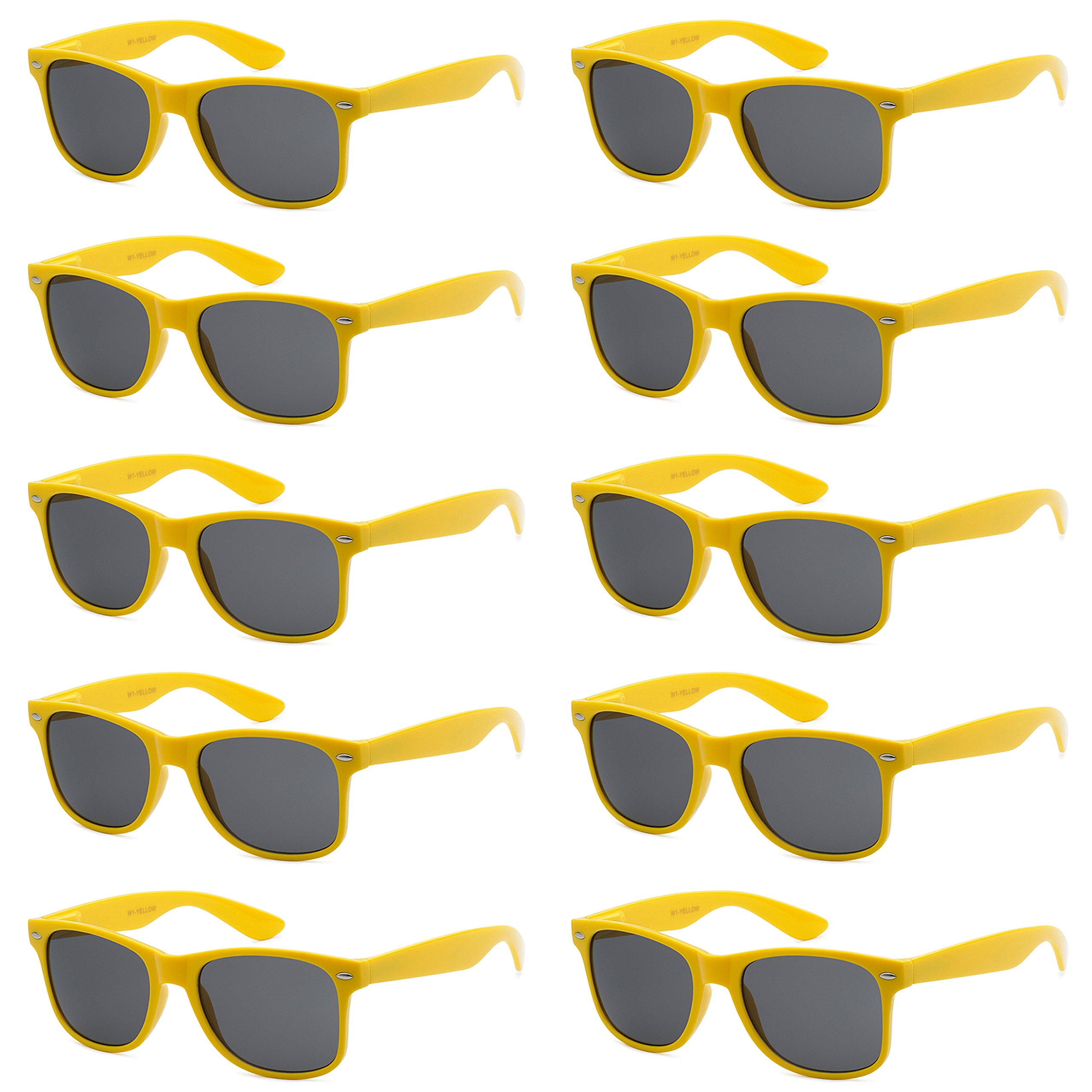 bulk yellow sunglasses