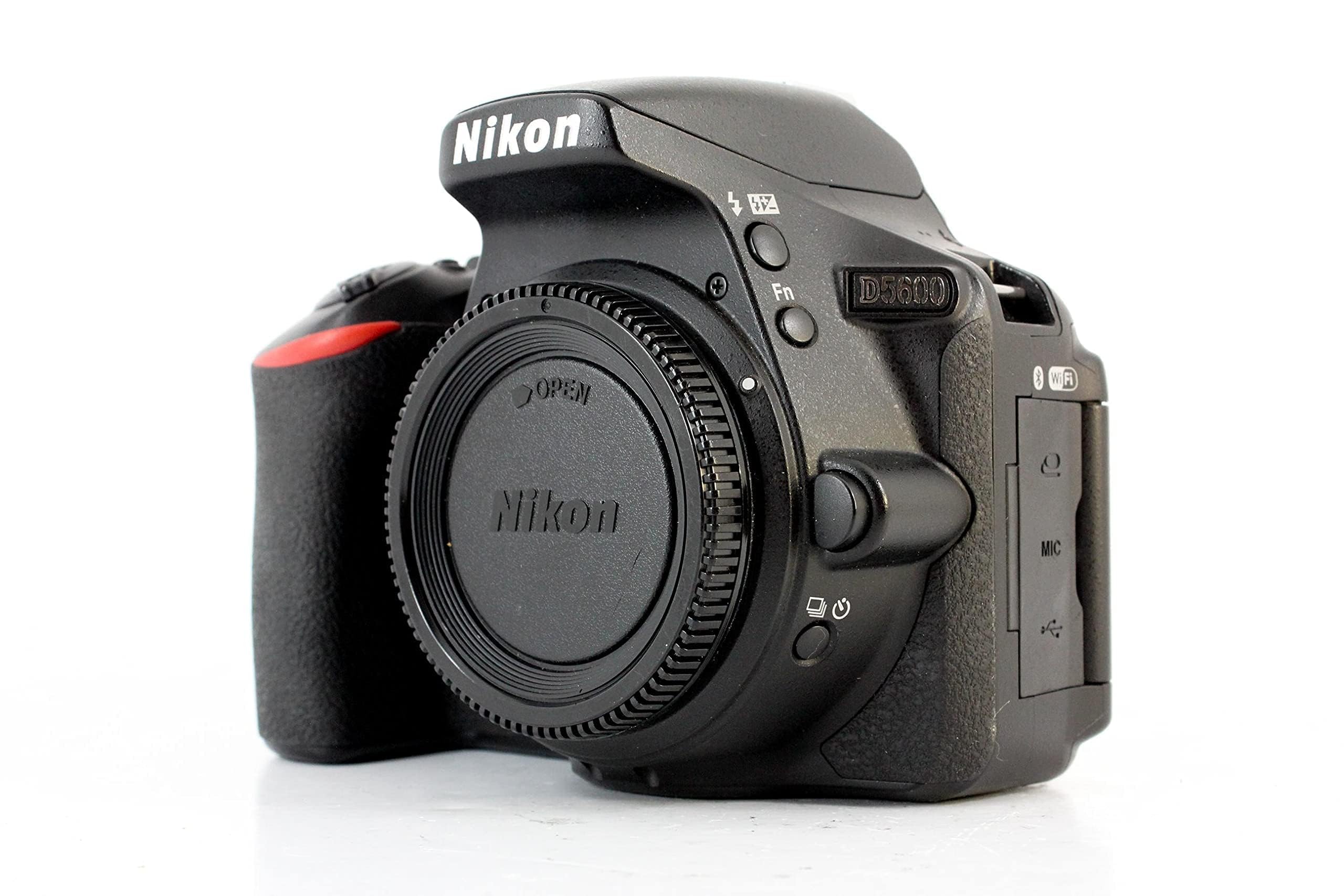 Nikon D5600 + AF-P 18-55 VR DSLR Camera - Black