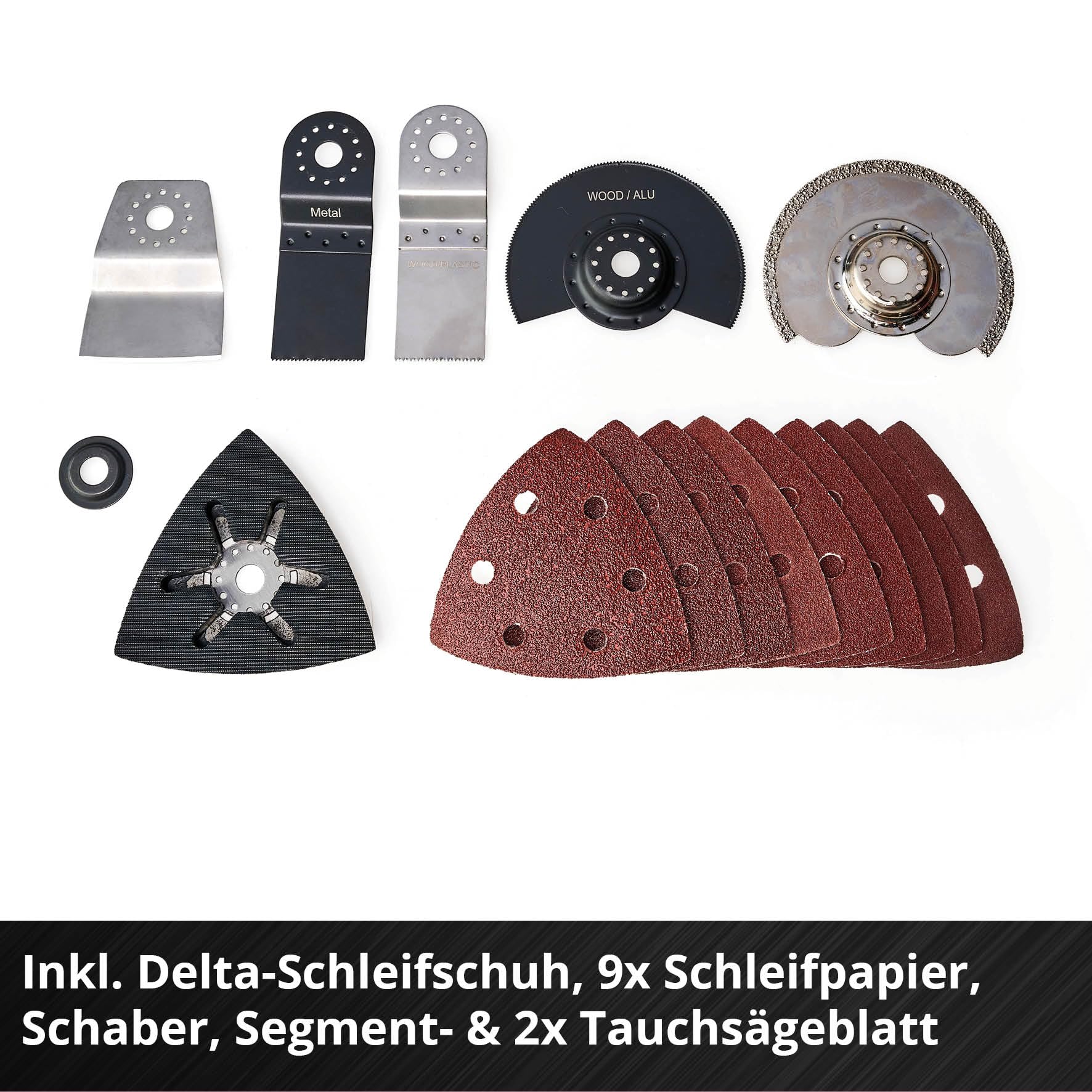 Einhell Professional Akku-Multifunktionswerkzeug TP-MG 18 Li BL-Solo PXC (18 V, Anti-Vibration, Brushless, 3 Funktionen, magnetische Aufnahme, inkl. Zubehör, ohne Akku) 7