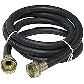 Keeney PP850-2 Washing Machine Hose 3/4" Fem, 6', Black