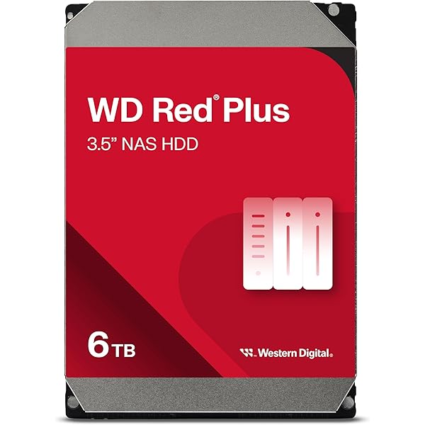 Amazon.com: Western Digital 6TB WD Red Plus NAS Internal Hard 