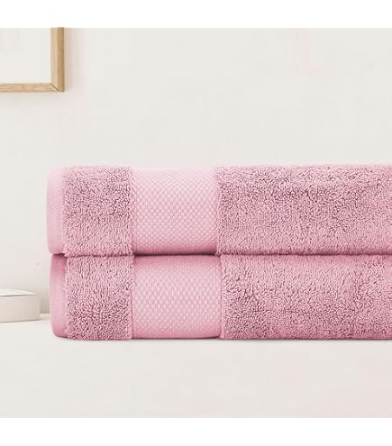 BIOWEAVES Toallas De Baño De Lujo 100% Algodón Orgánico De 700 GSM, Para Baño, 30 X 58 Pulgadas, Certificado GOTS, Naranja Quemado, Paquete De 2