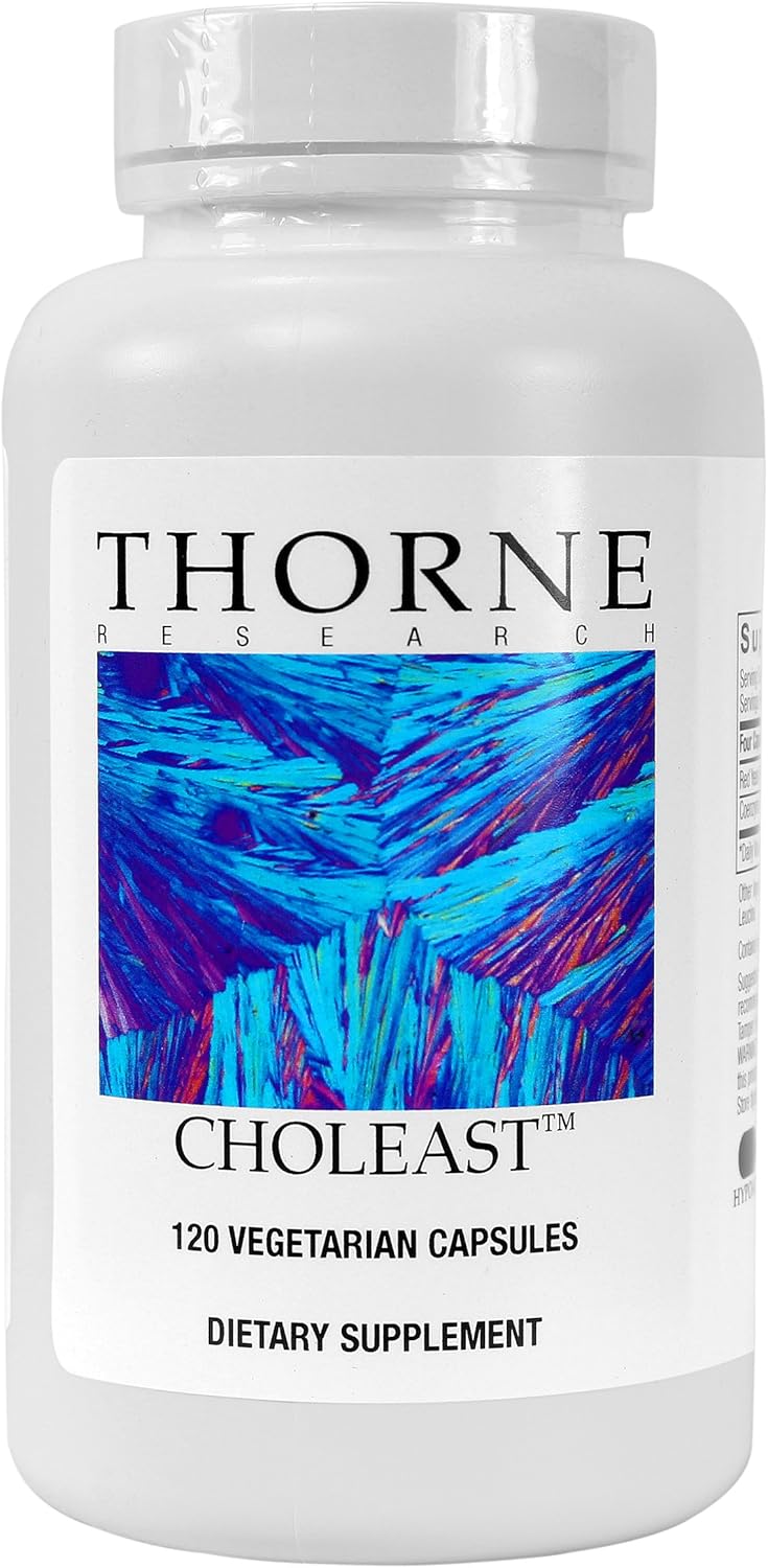 Thorne Research Choleast (Red Yeast Rice), 120 Vegetarian