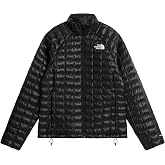 The North Face Women's ThermoBall Insulated Jacket, Blk/Blk, Medium | Wind &amp; Water Resistant, Secure Zip Pockets