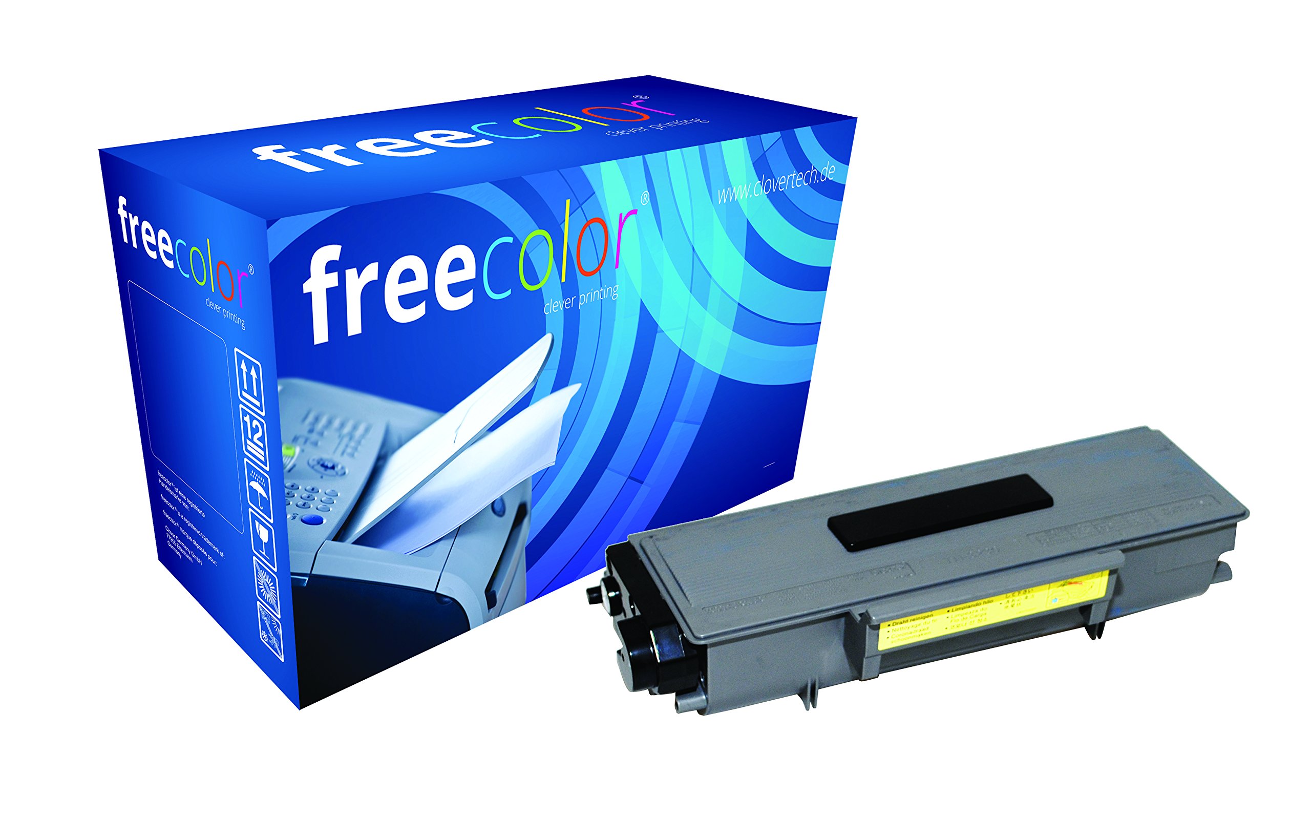 freecolor 801120 TN3280 Premium Toner Cartridge Remanufactured for Brother HL-5340 8 Pages 5 Percent Coverage Black