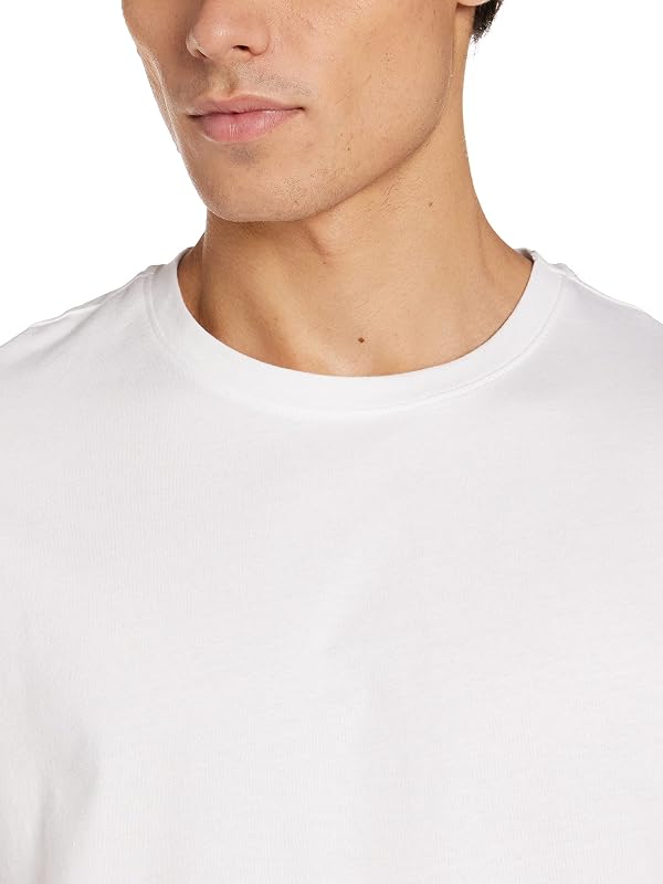 Herren Hals JJENOA Tee SS Crew Neck 5PK MP, Schwarz, XS EU