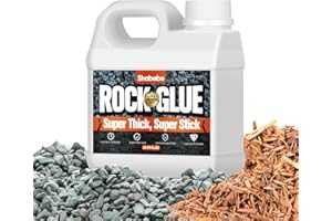 Shabebe Rock Glue, 99% Super Thick 29.99OZ Mulch Glue for Landscaping, Lasts Up to 2 Years, Non-Toxic Super Stick of Pea Grav
