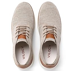 VILOCY Men's Fashion Dress Sneakers Casual Walking