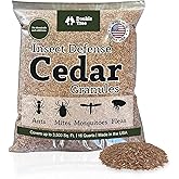 Double Tree Home and Garden Cedar Granules | Repels Fleas, Ticks, Ants, and Mosquitos | Rich Cedar Scent | Non Toxic | Pet Safe | 1 Bag (16 Quarts)