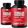 FORCE FACTOR Tribulus Terrestris Max for Men 2-Pack, Testosterone Booster, Male Vitality Supplement, Made with Key Natural Ingredients Superior Absorption, 2000mg, 240 Capsules, Red