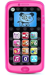 vtech peek and play phone pink