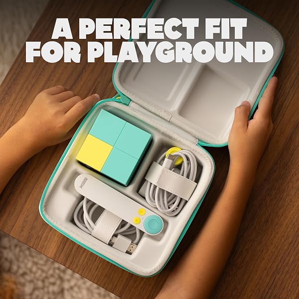 NEX PLAYGROUND ACTIVE PLAY SYSTEM TRAVEL CASE, LIGHTWEIGHT PORTABLE STORAGE FOR INDOOR FAMILY GAME CONSOLE