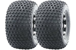 22x11x8 / 22-11-8 Knobby Wheel assm. For ATV cart or Off road trailer with rim. SHIPS FROM CANADA