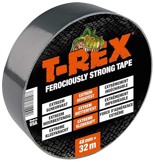 T-Rex Tape - das extra starke und dicke Panzertape 48mm x 32 m Gewebeband für jedes Wetter