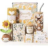 EXTALOW Thank You Gifts for Women,10PCS Teacher Appreciation Gifts,Birthday Gift Basket,Employee Appreciation Gift for Cowork