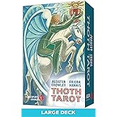 Crowley Thoth Tarot Deck (Large Edition): 78-Card Thoth Tarot Deck (Large Edition) by Aleister Crowley, with Egyptian Symbolism, Qabalistic & Astrological Insights, Occult Knowledge, Painted by Lady Frieda Harris, Plus Booklet