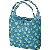 ECO CHIC Foldable Reusable Grocery Bags - Lightweight, Recycled &amp; Reusable Shopping Bag - Waterproof Packable Tote