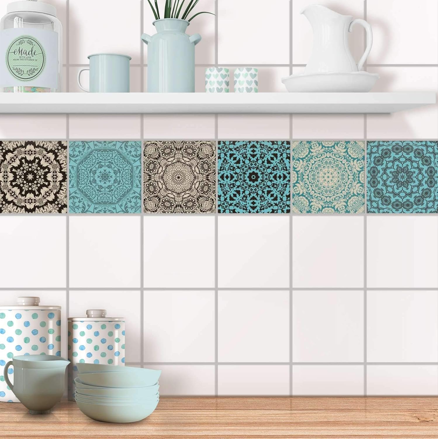 Mobel Wohnen Bad Kuche Psychedelic Mirror Klebefliesen Fliesenfolie Fliesenaufkleber Maybrands Com Ng