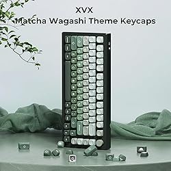 XVX Matcha Wagashi PBT Keycaps-MOA Keycap, Custom