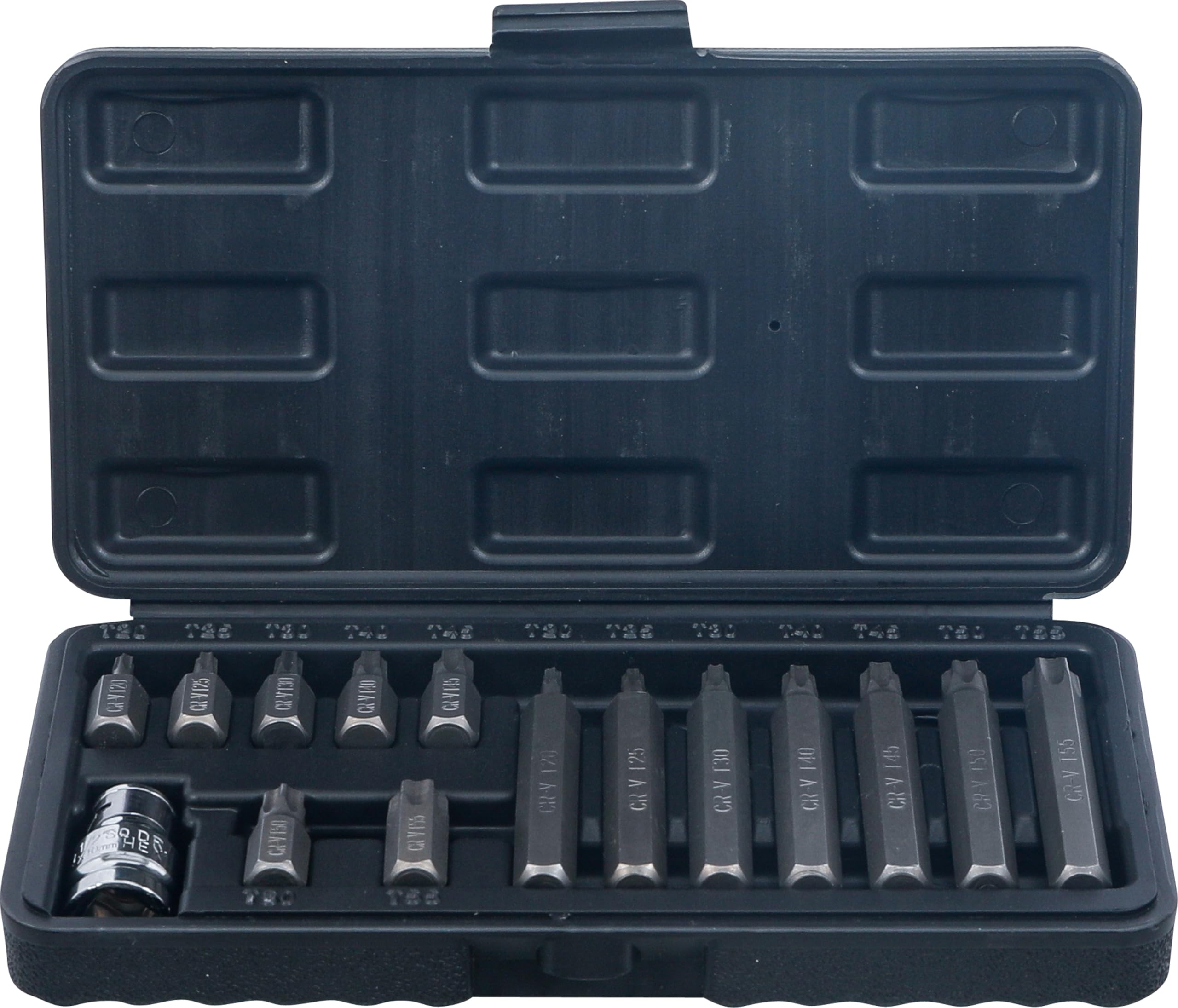 BGS Diy 5040 | Bit Set | 10 mm (3/8") Drive | T-Star (for Torx) | 15 pcs.