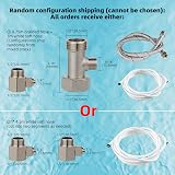 Hibbent Bidet Toilet Seat Attachment Dual Nozzle Hot Cold Water Non-Electric view 5