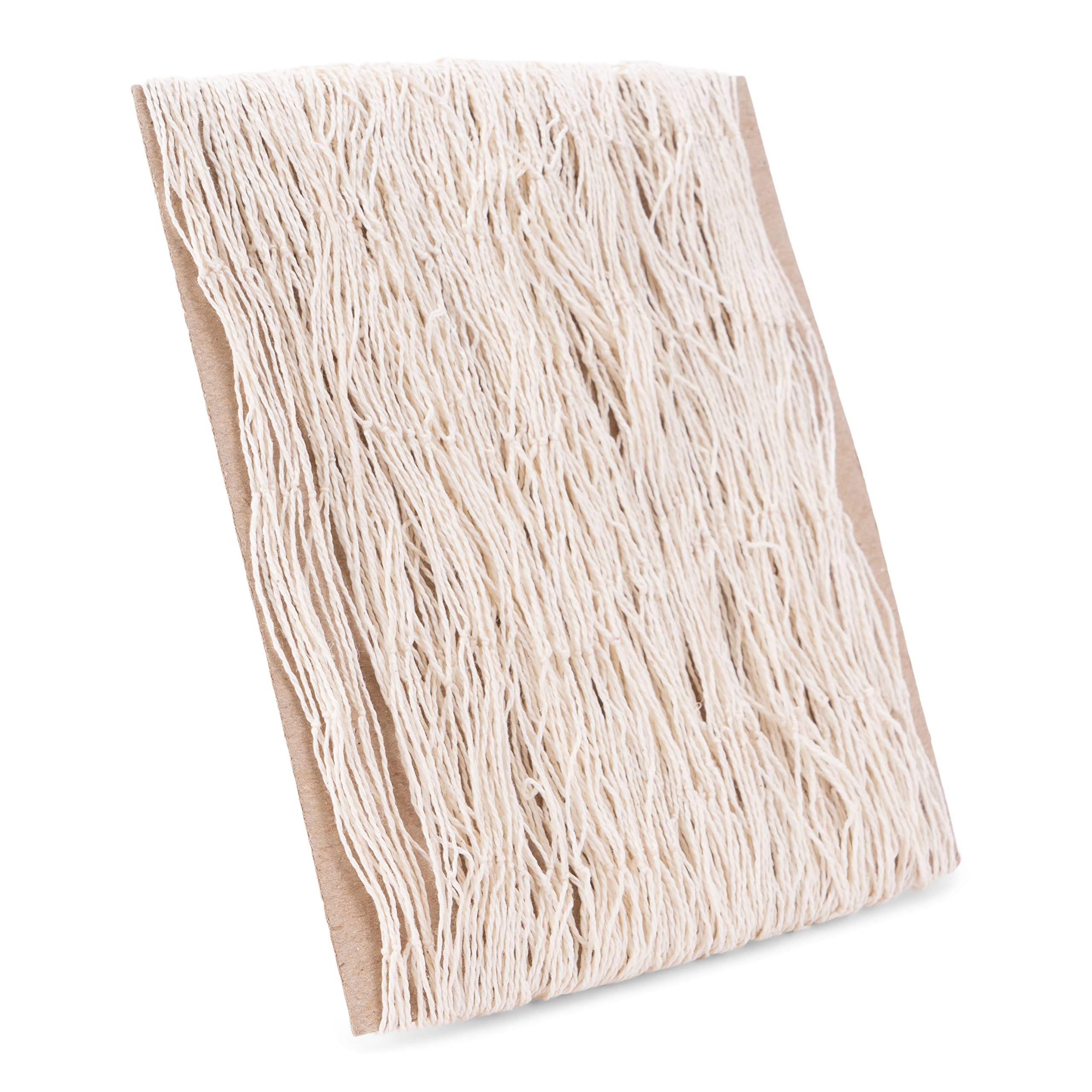 NKlaus Nautical Fishing Net 100% Cotton 100 x 200 cm Natural Coloured Maritime Decoration 11538